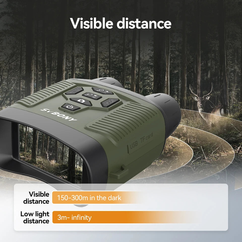 Beach Camp SX31 Zoom Digital Infrared Night Vision Binocular Telescope, for Hunting Camping Professional 4K Night Vision Device