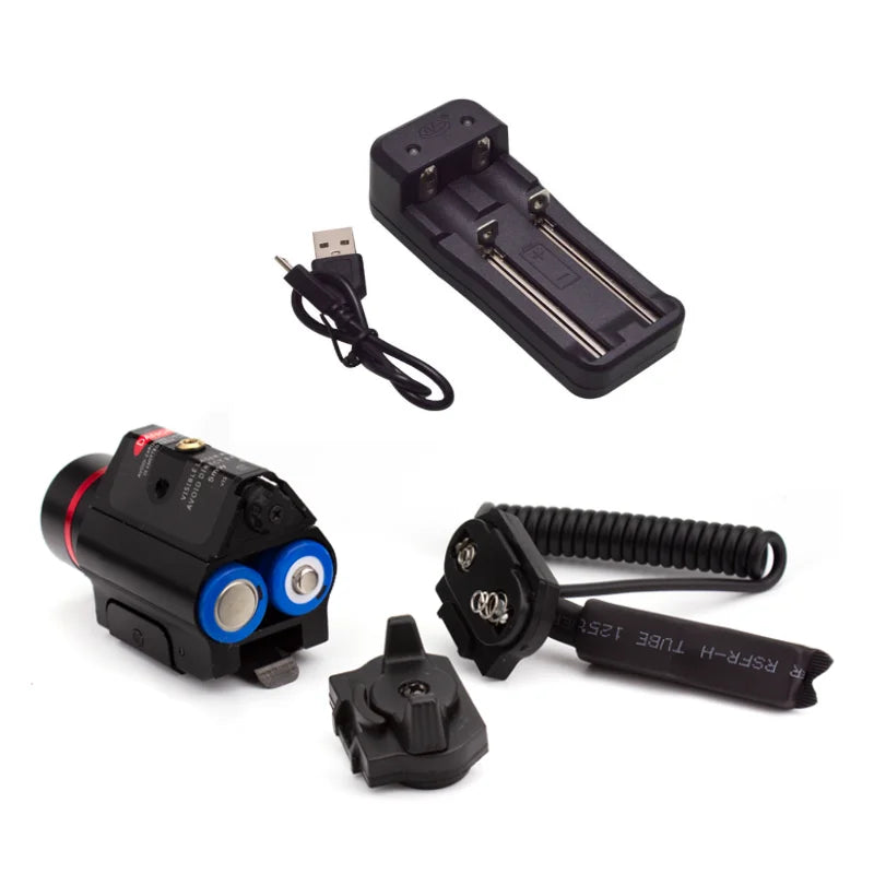 Beach Camp Laser Light Combo Red Dot Laser Sight Combo All-In-One Laser Flashlight Glock Laser Sight