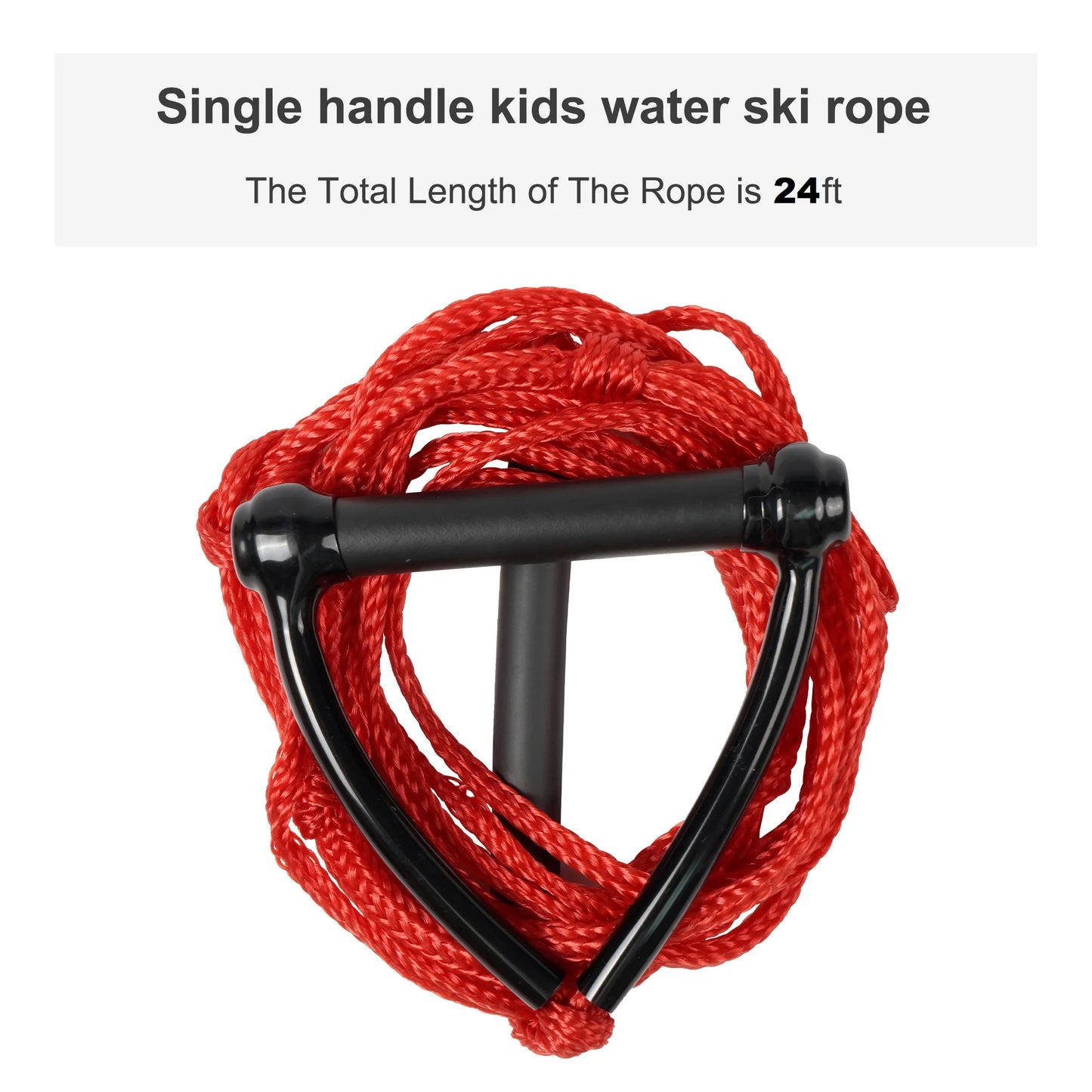 Beach Camp 24FT Wakeboard Rope Water Ski Rope with Handle Water Sport Line Competition Slalom Water Ski Rope