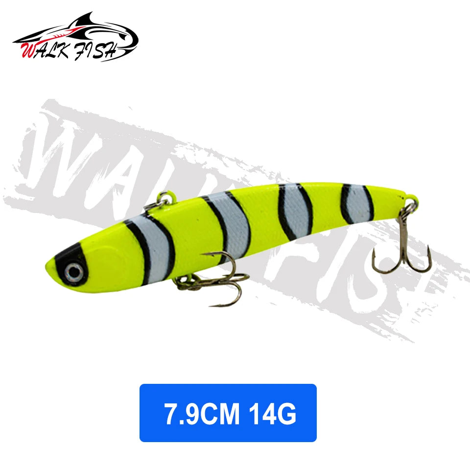WALK FISH Sinking Vibration Fishing Lure 10g 14g 18g 22g Hard bait Artificial VIB Winter Ice Fishing Pike Bait Tackle Isca Pech