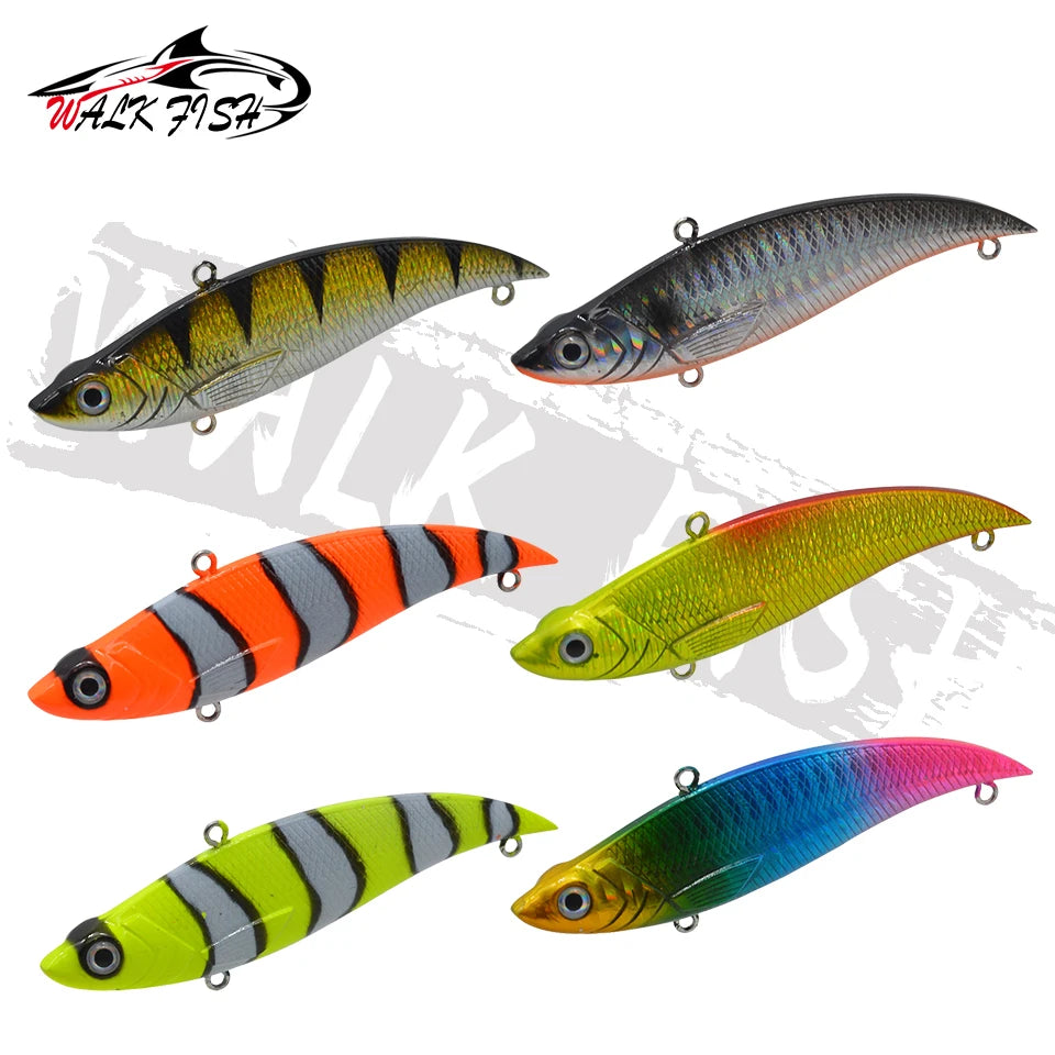 WALK FISH Sinking Vibration Fishing Lure 10g 14g 18g 22g Hard bait Artificial VIB Winter Ice Fishing Pike Bait Tackle Isca Pech