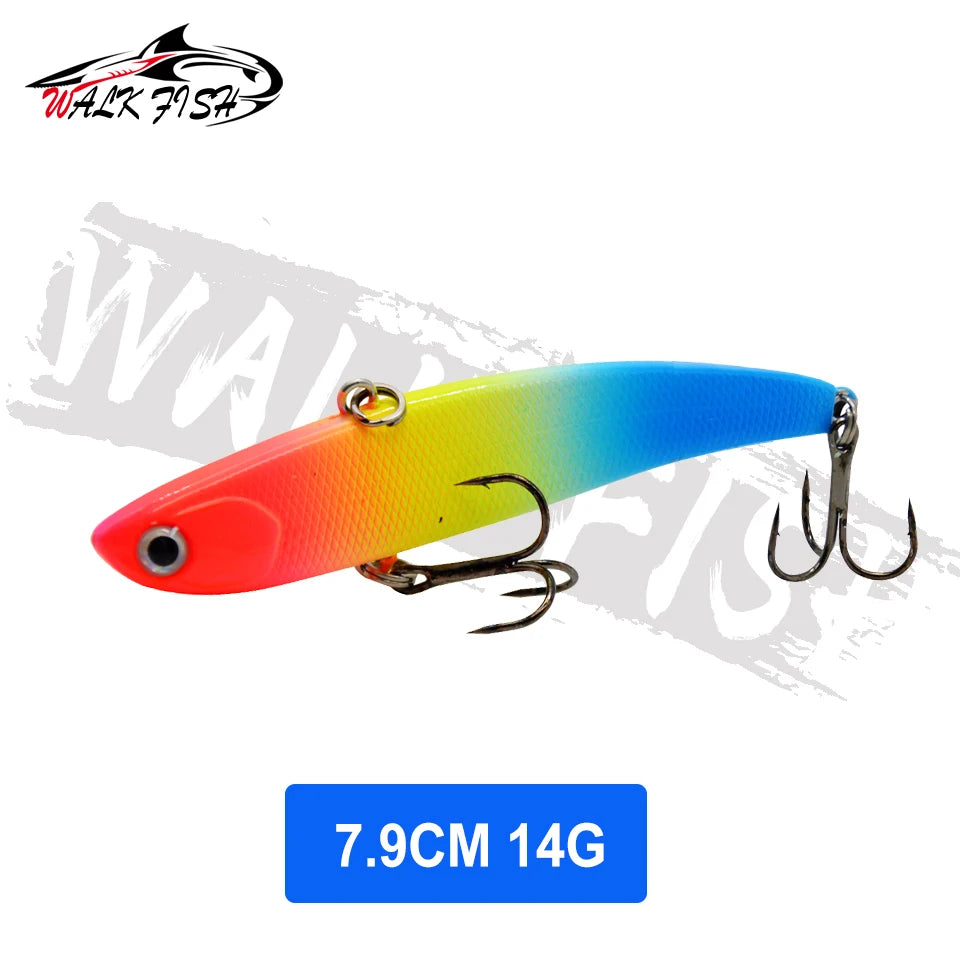 WALK FISH Sinking Vibration Fishing Lure 10g 14g 18g 22g Hard bait Artificial VIB Winter Ice Fishing Pike Bait Tackle Isca Pech