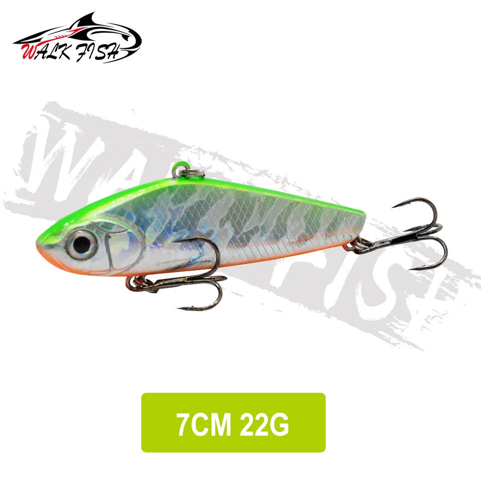 WALK FISH Sinking Vibration Fishing Lure 10g 14g 18g 22g Hard bait Artificial VIB Winter Ice Fishing Pike Bait Tackle Isca Pech