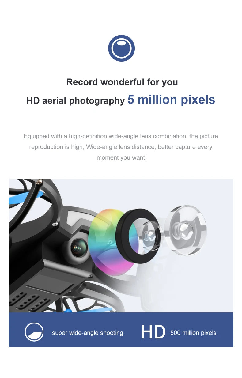 Beach Camp V8 New Mini Drone 4k profession HD 1080P Wide Angle Camera WiFi FPV RC Dron Height Keep Drones Helicopter Kids Toys 4DRC