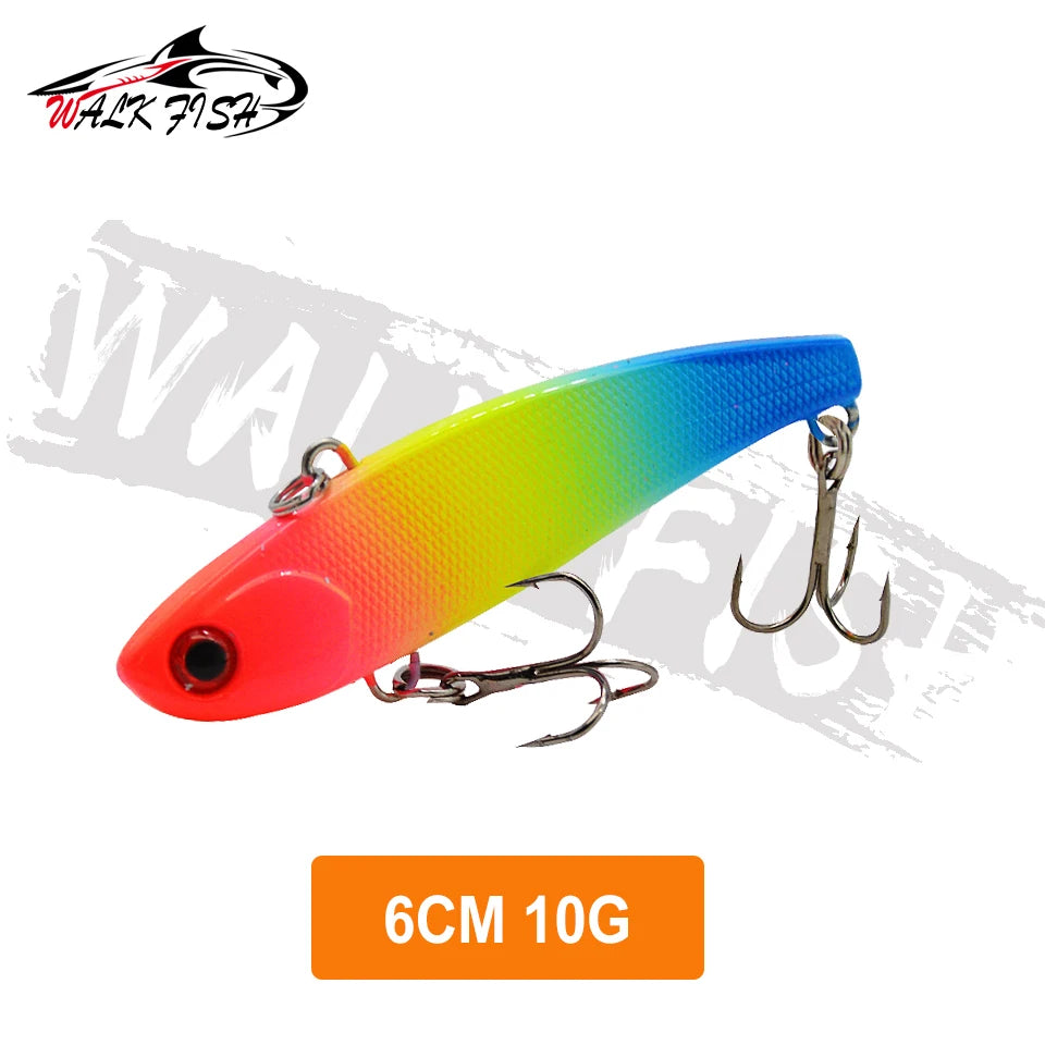 WALK FISH Sinking Vibration Fishing Lure 10g 14g 18g 22g Hard bait Artificial VIB Winter Ice Fishing Pike Bait Tackle Isca Pech