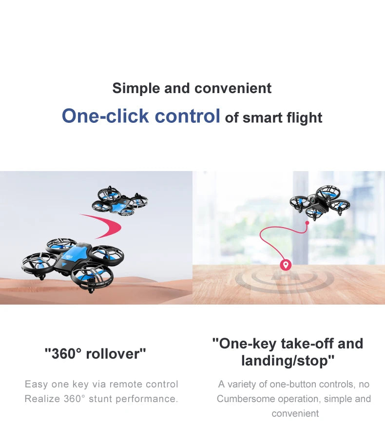 Beach Camp V8 New Mini Drone 4k profession HD 1080P Wide Angle Camera WiFi FPV RC Dron Height Keep Drones Helicopter Kids Toys 4DRC
