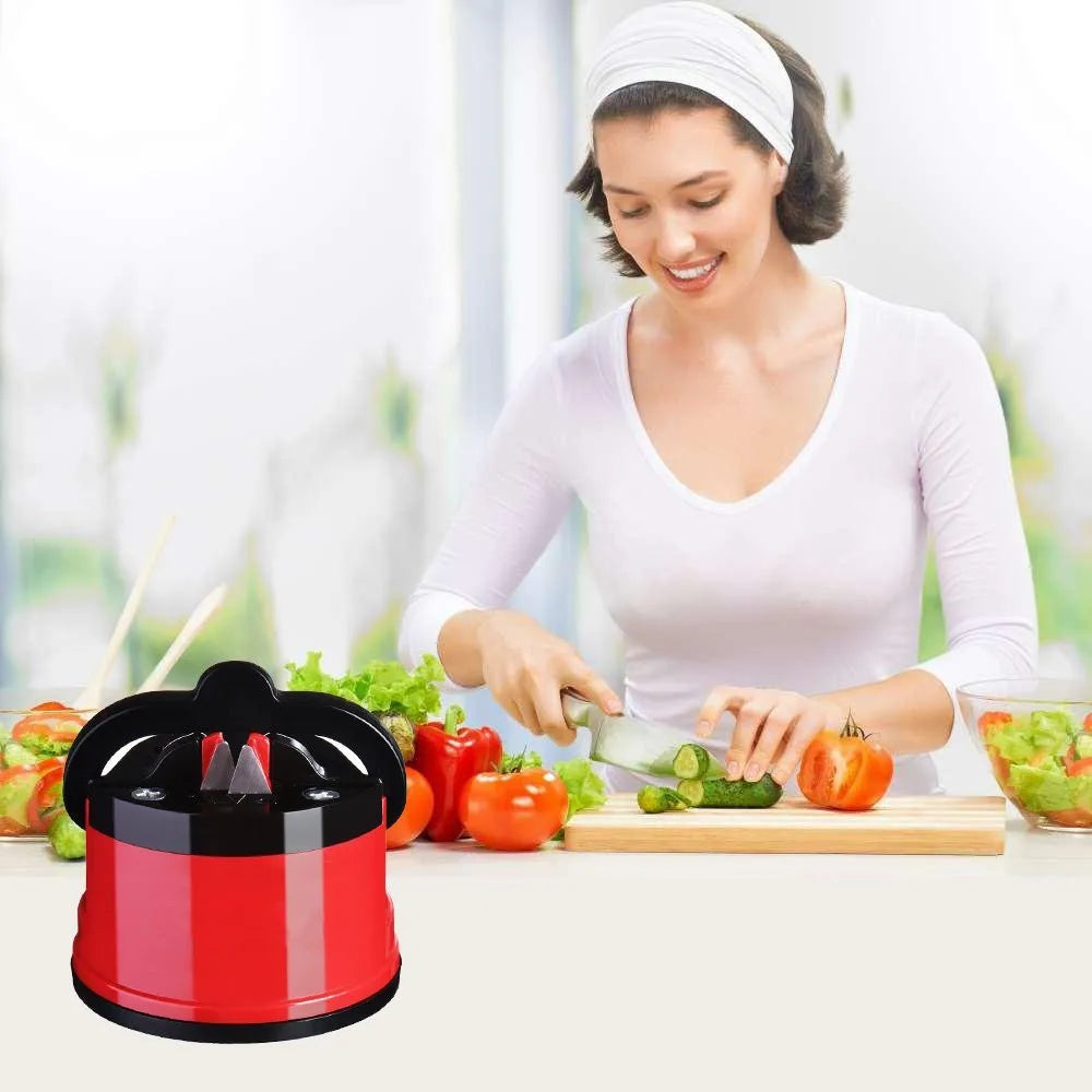 Beach Cam Knife Sharpener Sharpening Tool Easy and Safe to Sharpens Kitchen Chef Knives Damascus Knives Sharpener Suction