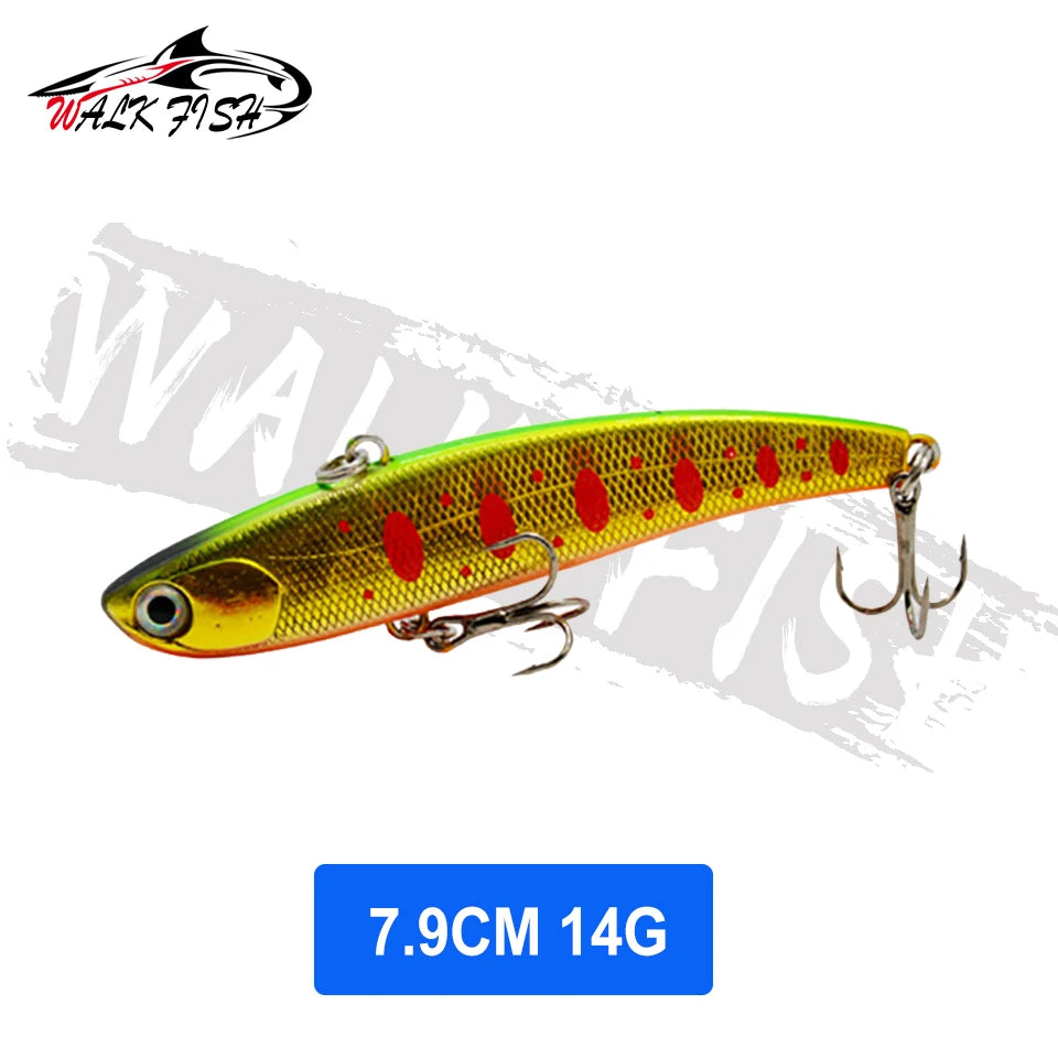 WALK FISH Sinking Vibration Fishing Lure 10g 14g 18g 22g Hard bait Artificial VIB Winter Ice Fishing Pike Bait Tackle Isca Pech