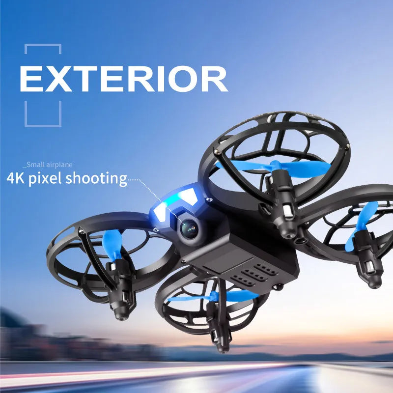 Beach Camp V8 New Mini Drone 4k profession HD 1080P Wide Angle Camera WiFi FPV RC Dron Height Keep Drones Helicopter Kids Toys 4DRC