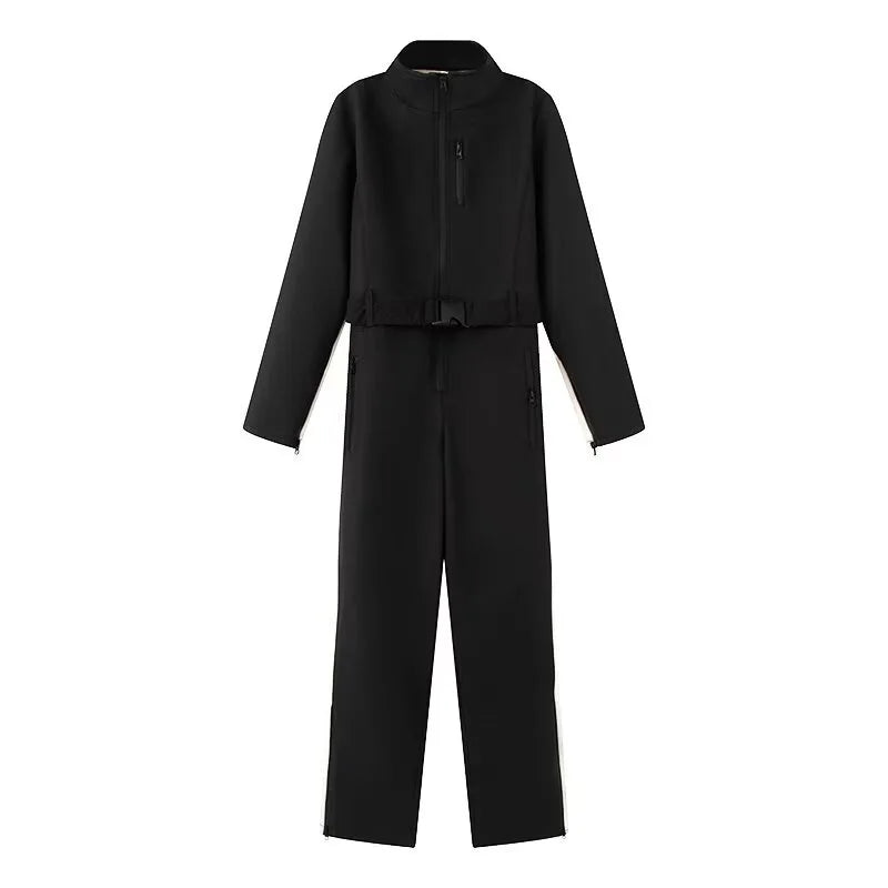 Beach Camp 2025 Women's One-piece Fleece Ski Bodysuit