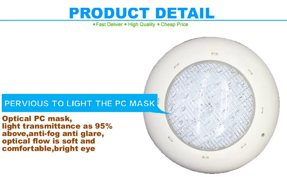 Beach Camp Swimming Pool Light 12V Ip68 Underwater Lamp 24W 36W Waterproof Leds SPA Lighting Pond RGB Warm/Cold White Led Piscina