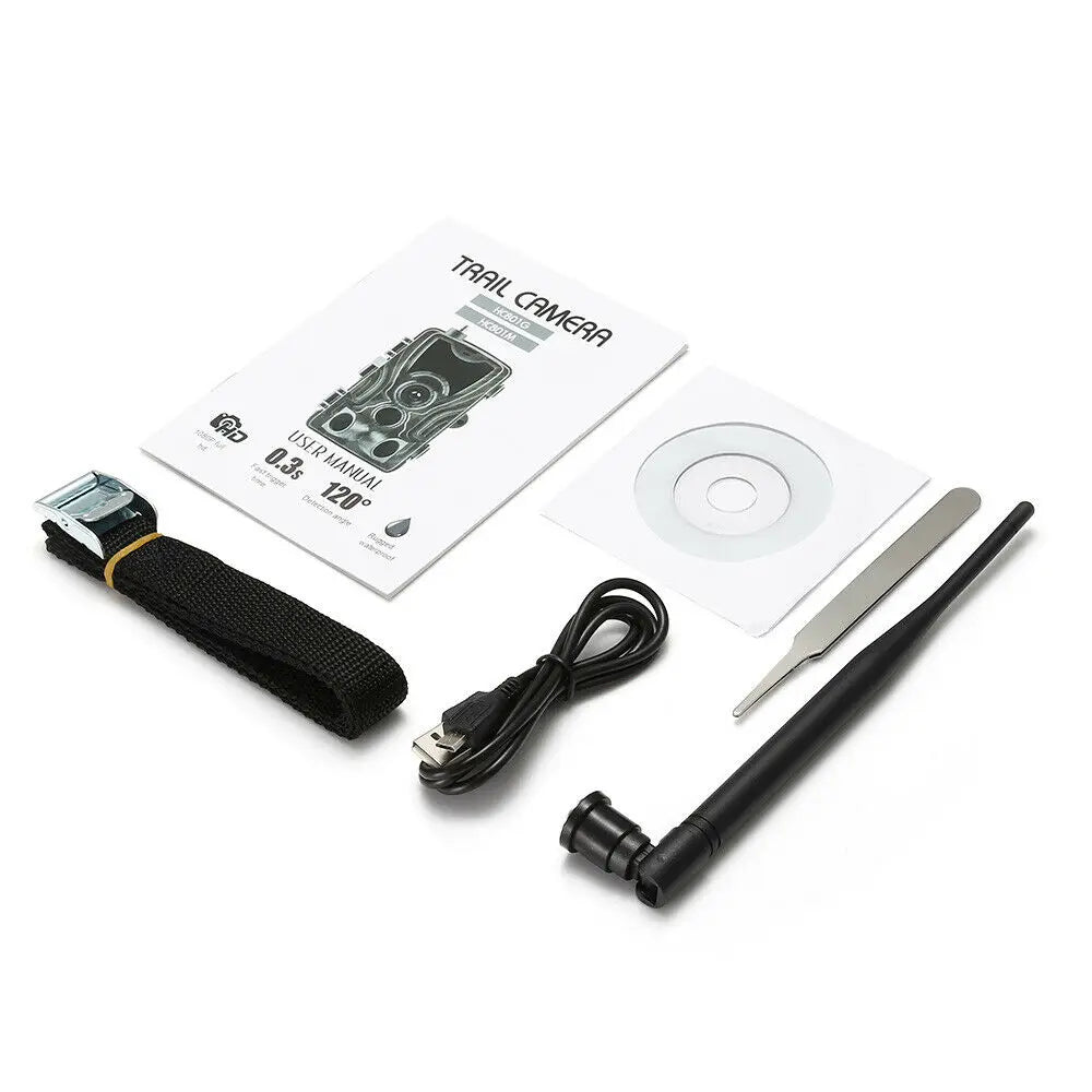 2G Hunting Trail Camera 20MP 1080P MMS/SMTP/SMS Wireless Wildlife Cameras Photo Traps HC801M Night Vision Hunter Chasse