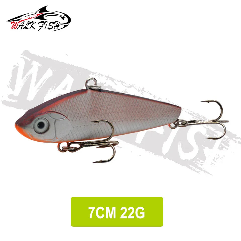 WALK FISH Sinking Vibration Fishing Lure 10g 14g 18g 22g Hard bait Artificial VIB Winter Ice Fishing Pike Bait Tackle Isca Pech