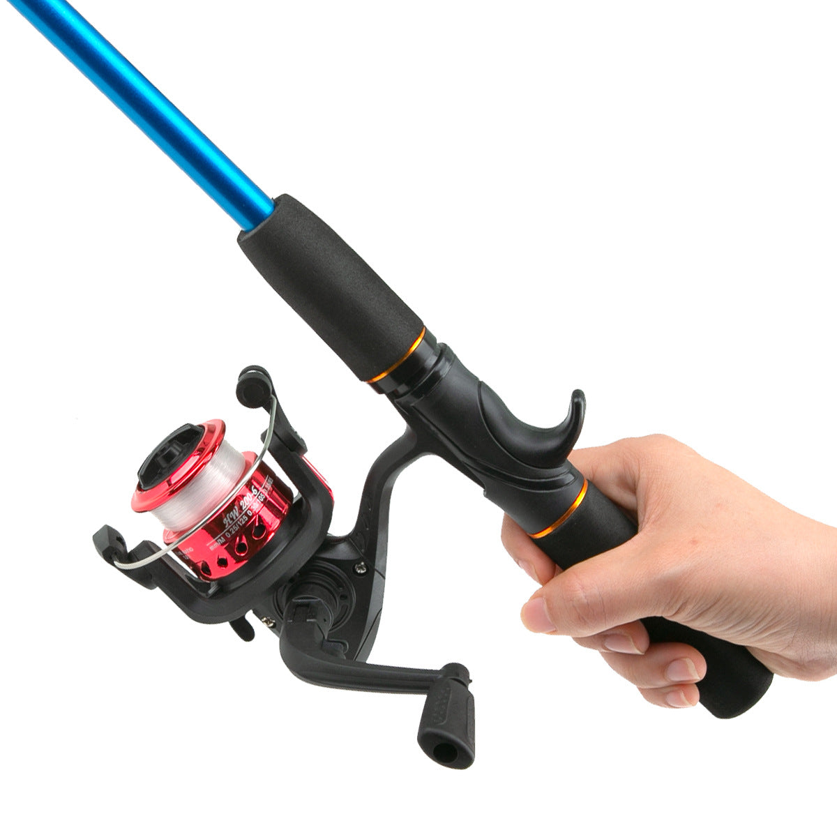 Fishing rod full routine, sub rod set, long-range sea fishing, gun handle, rod wheel, soft bait, fishing hook, line fishing gear