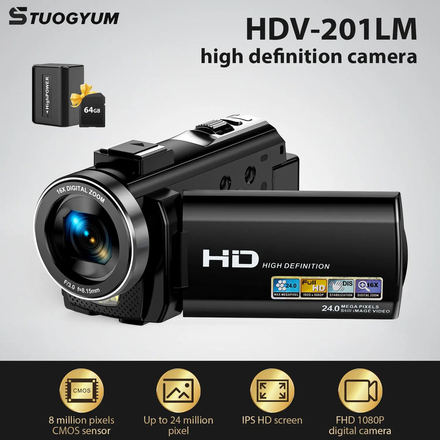 Beach Camp Digital Camera Photographic Cameras With 3.0 Inch Rotating Screen Professional Photo Camera Hd Video Kids Cameras For Home