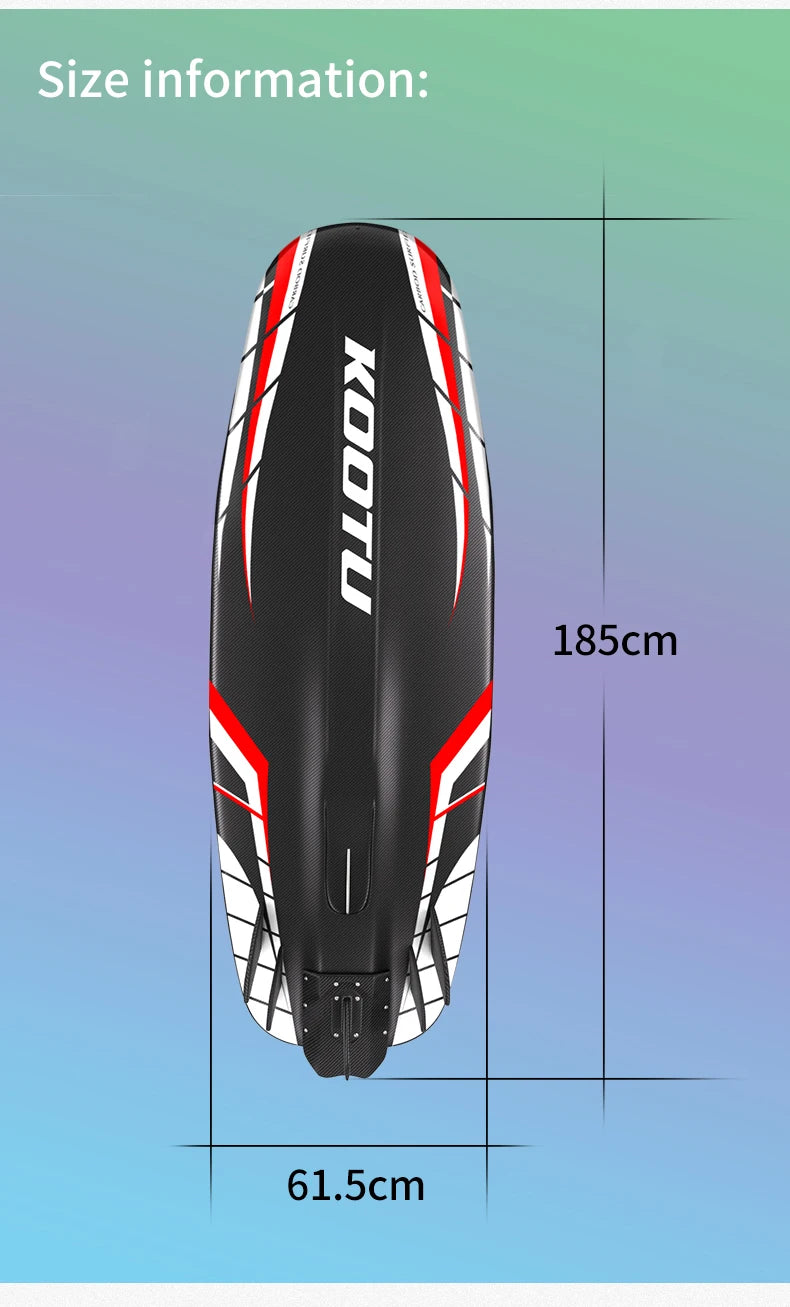 Beach Camp Fuel Engine Surfboard 109cc Electric Surfboard Carbon Fiber Surfboard Powerful High Speed Surfboards