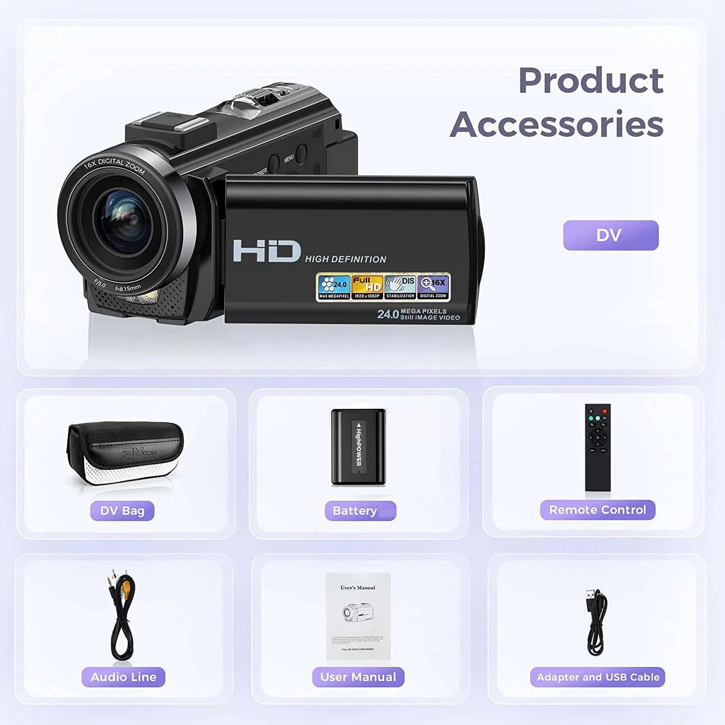 Beach Camp Digital Camera Photographic Cameras With 3.0 Inch Rotating Screen Professional Photo Camera Hd Video Kids Cameras For Home