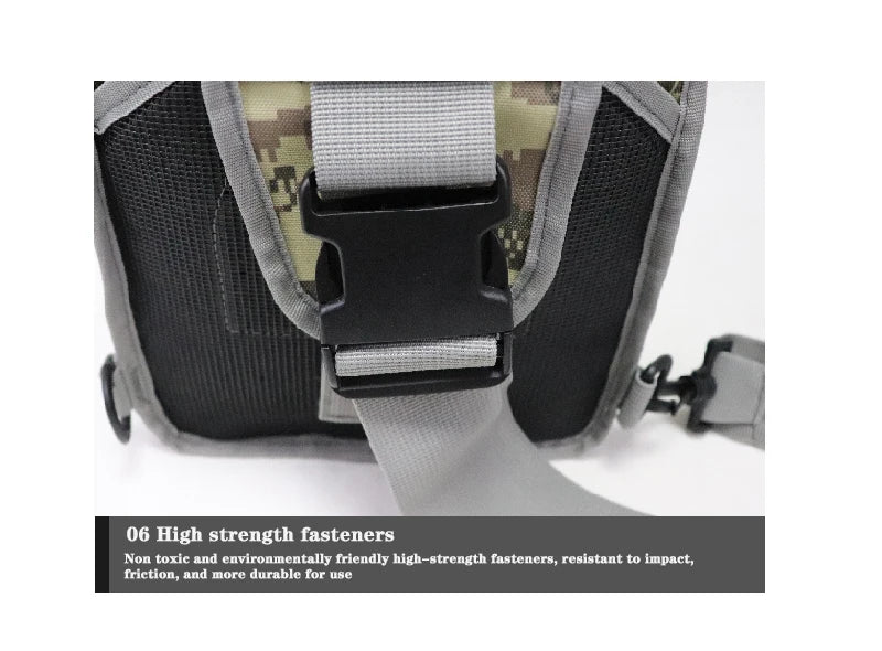 Men's outdoor crossbody bag, hiking camping equipment, hiking sports travel backpack, shoulder bag