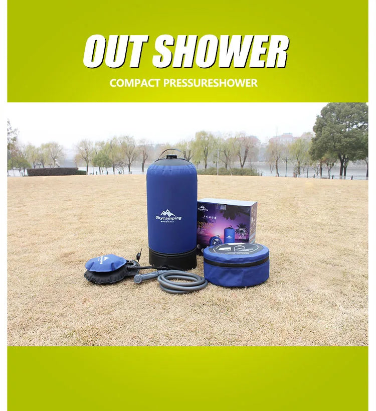 Outdoor Gadgets Shower Bag Camping Folding Shower Bag Bath Bag Hot Water Bag for Bathing Camping Gear Multitool