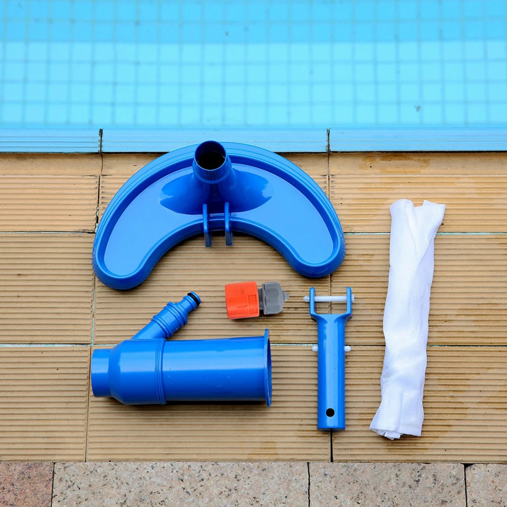 Beach Camp Swimming Pool Vacuum Cleaning Tool Pool Vacuum Cleaner Set for Spring Outdoor Cleaning Skimmer Brush Pool Tool with EU US Plug