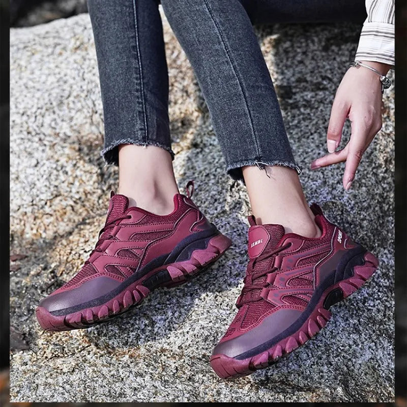Beach Camp Men/women's Hiking Shoes Outdoor Trekking Sports Climbing Camping Boots Non-slip Waterproof Walking Jogging Trainers Sneakers
