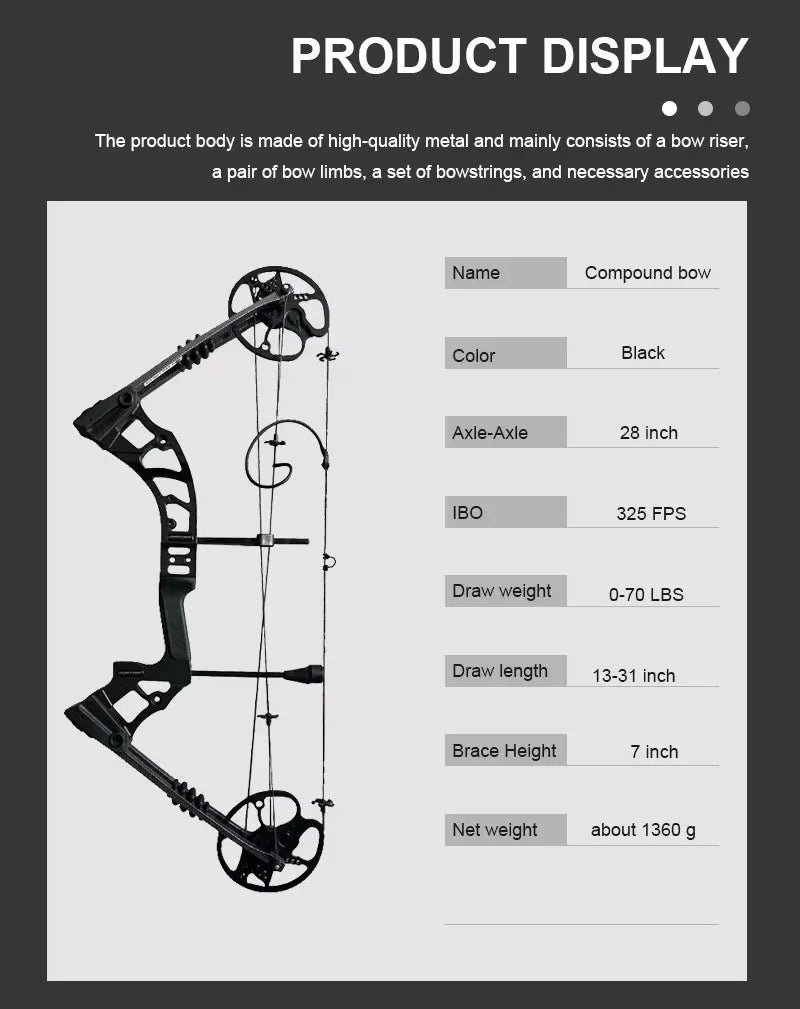 Archery 0-75 Lbs Adjustable China Compound Bow Hunting M121 Compound Bow