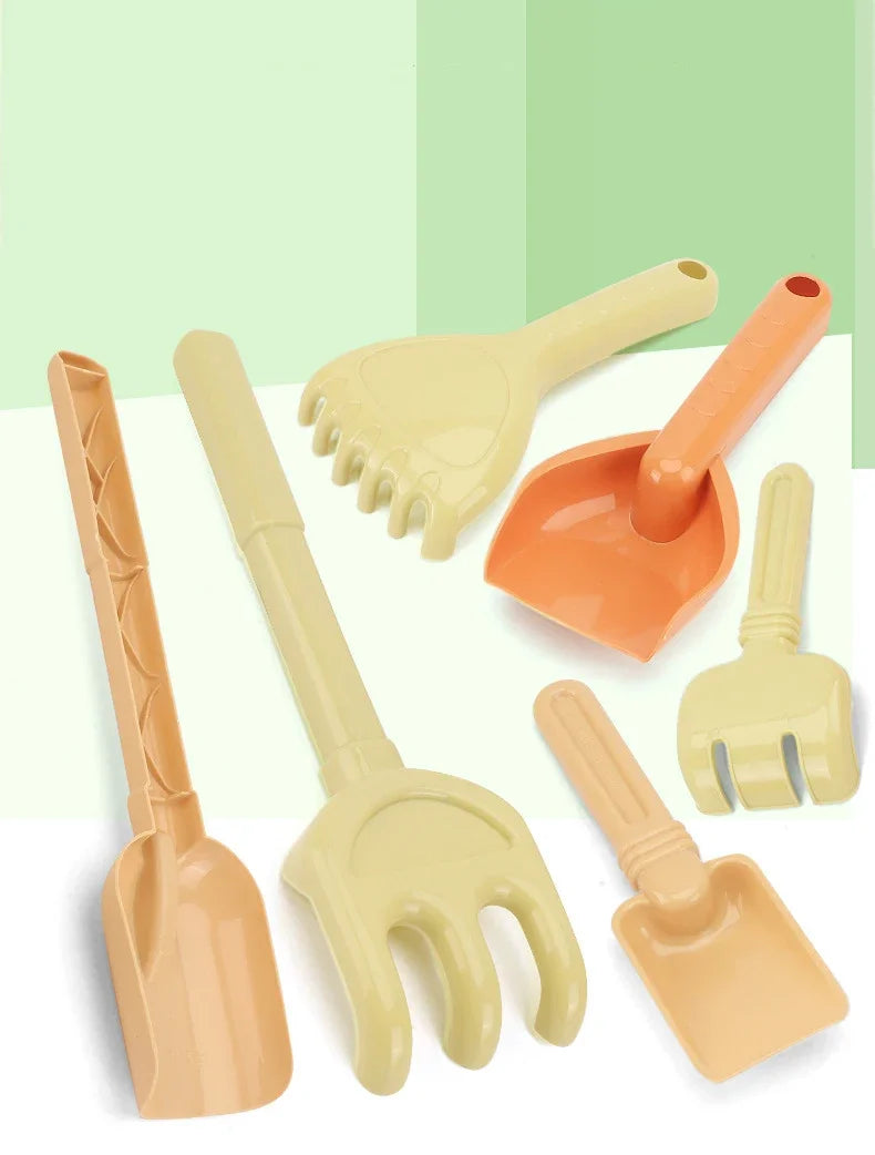 Beach Camp Children's Outdoor Beach Toys Fun Shovel Mold Beach Bucket Set Storage Sand Digging Tool Bucket Gift Children's Sand Toys sand