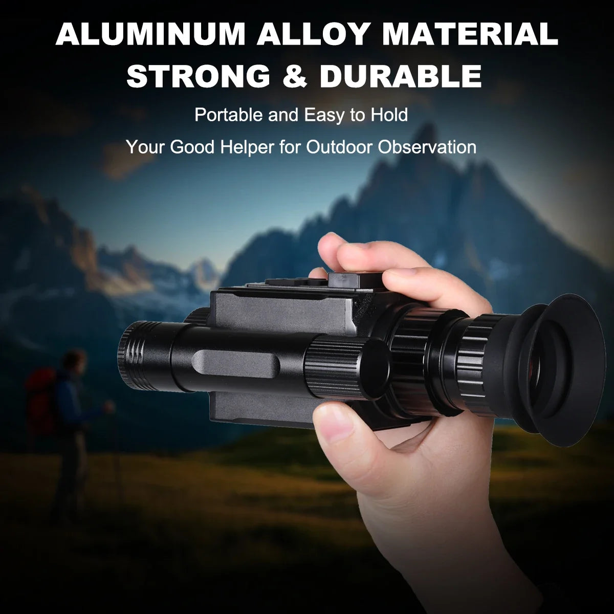 Beach Camp NK006 Helmet Night Vision Monocular Long-Distance Infrared 5X Zoom 1080P Digital Hunting Night Vision Goggles Telescope