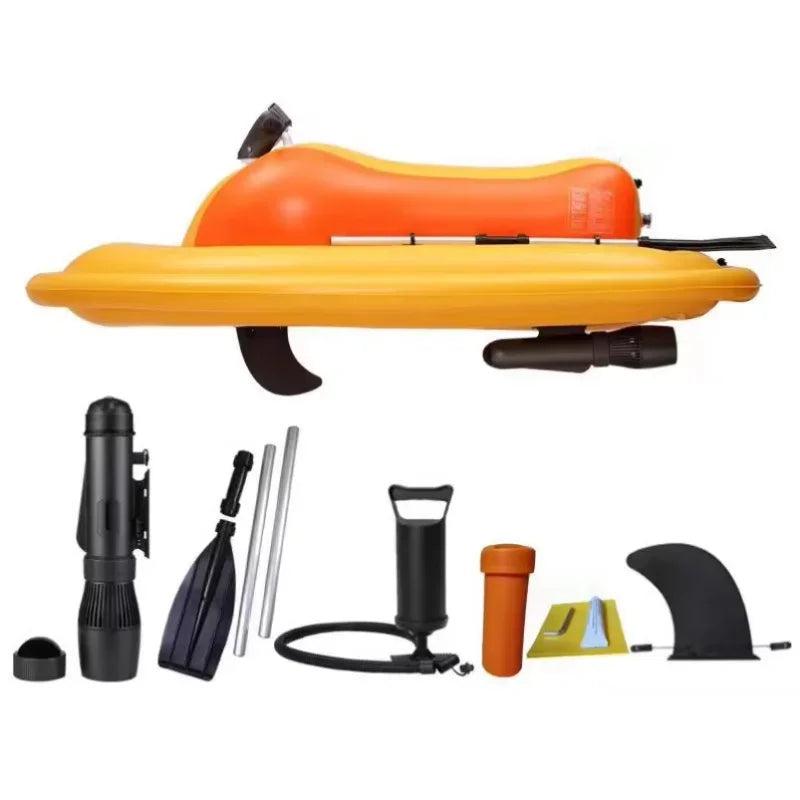 Beach Camp Electric Motorized Jet Ski Boat Water Floating Motor Boat With Electric Propeller Motor Inflatable