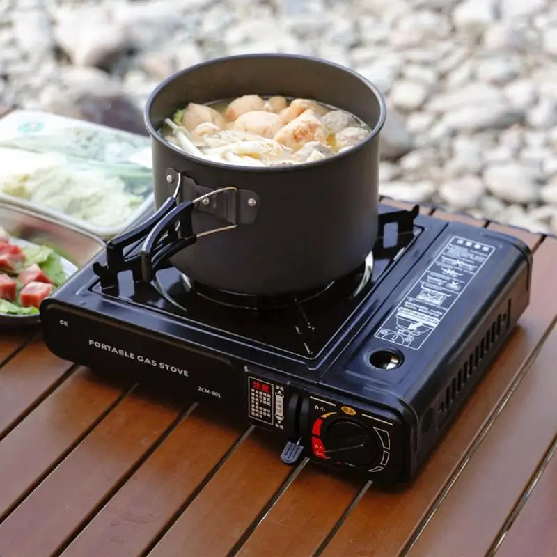 Beach Camp Stove for Heat Small Cassette Stove Single Burner Portable Burner Cassettes Stove For Camping Picnics Hiking BBQ Outdoor