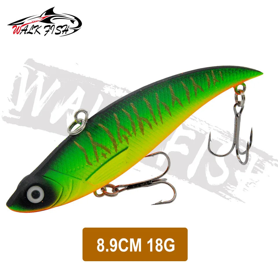 WALK FISH Sinking Vibration Fishing Lure 10g 14g 18g 22g Hard bait Artificial VIB Winter Ice Fishing Pike Bait Tackle Isca Pech