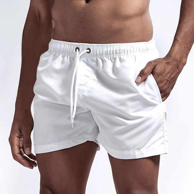 Beach Camp Men's Swim Shorts Swim Trunks Quick Dry Board Shorts Bathing Suit Breathable Drawstring With Pockets for Surfing Beach Summer