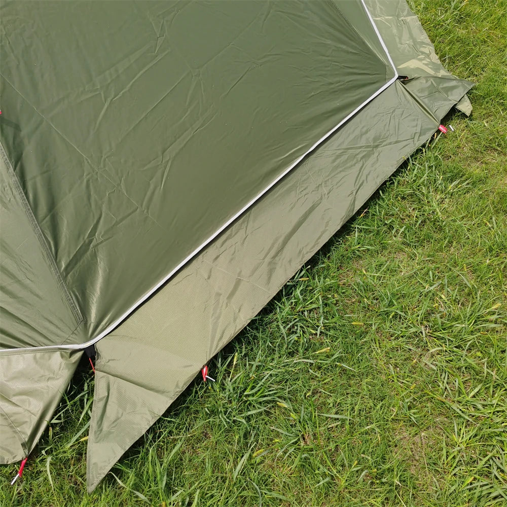 Beach Camp 4-6 People Tipi Hot Tent with Stove Jack 400PRO Camping Pyramid Teepee Tent for Camping Backpacking Hiking