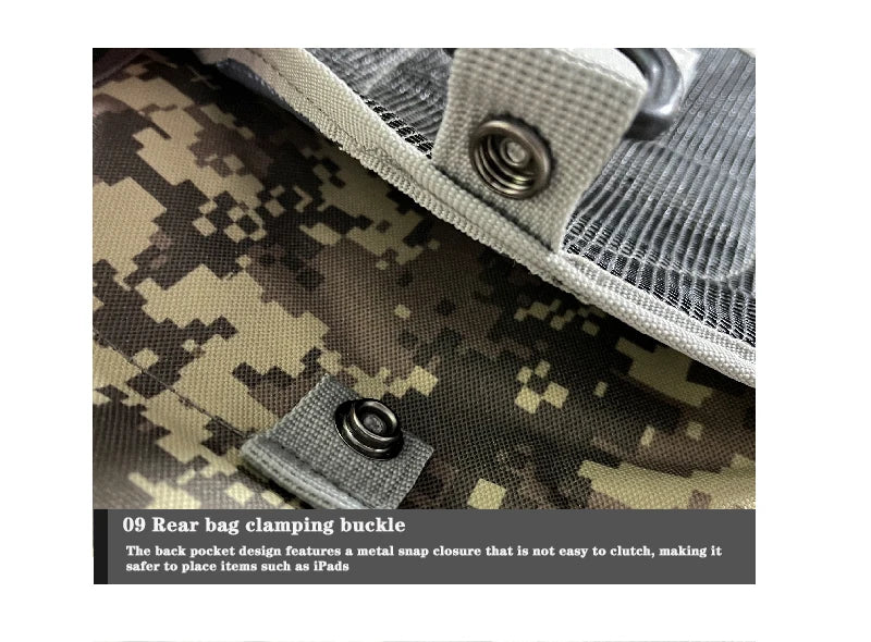 Men's outdoor crossbody bag, hiking camping equipment, hiking sports travel backpack, shoulder bag