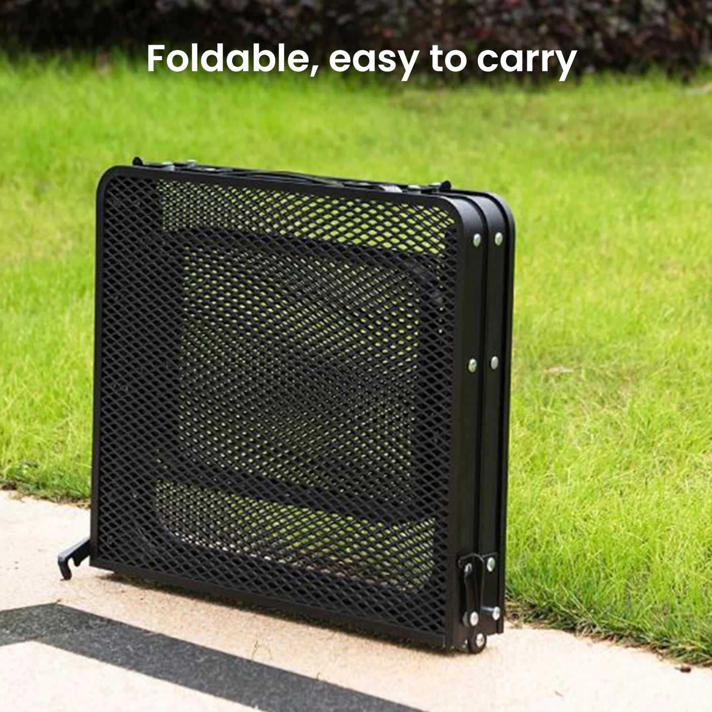 Beach Camp Camping Table Iron Mesh Folding Table Portable Outdoor Camping With Lifting Shelf Aluminium Alloy Dining Table