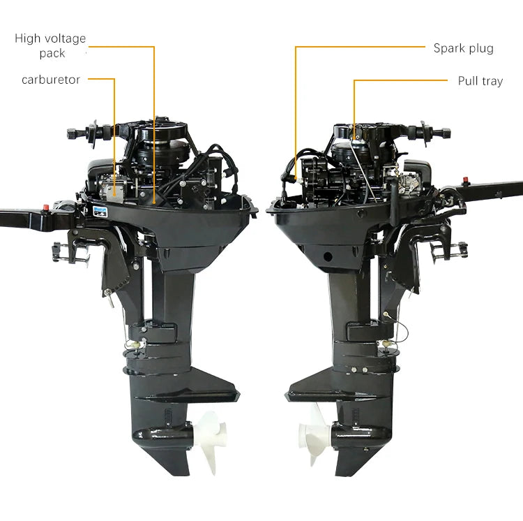 Beach Camp Hangkai Boat Engine 2 Stroke 9.8HP Outboard Motors