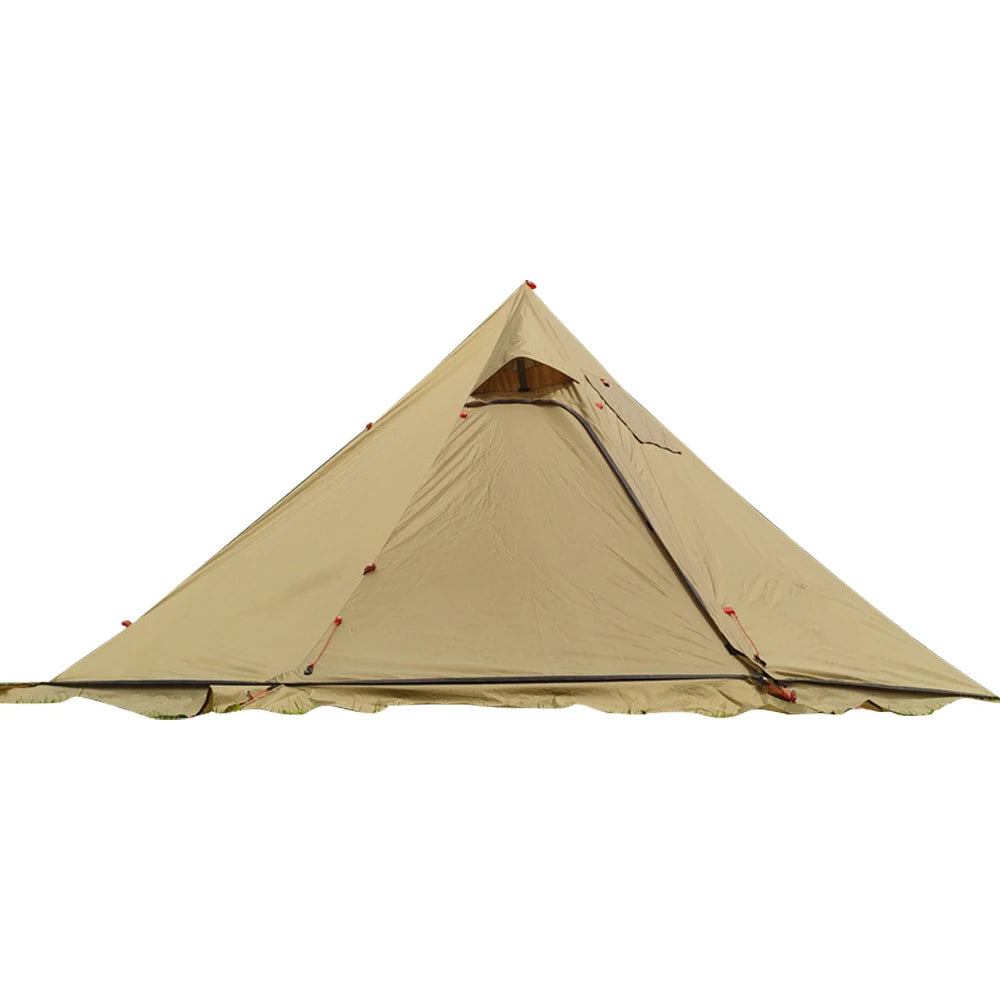 Beach Camp 4-6 People Tipi Hot Tent with Stove Jack 400PRO Camping Pyramid Teepee Tent for Camping Backpacking Hiking