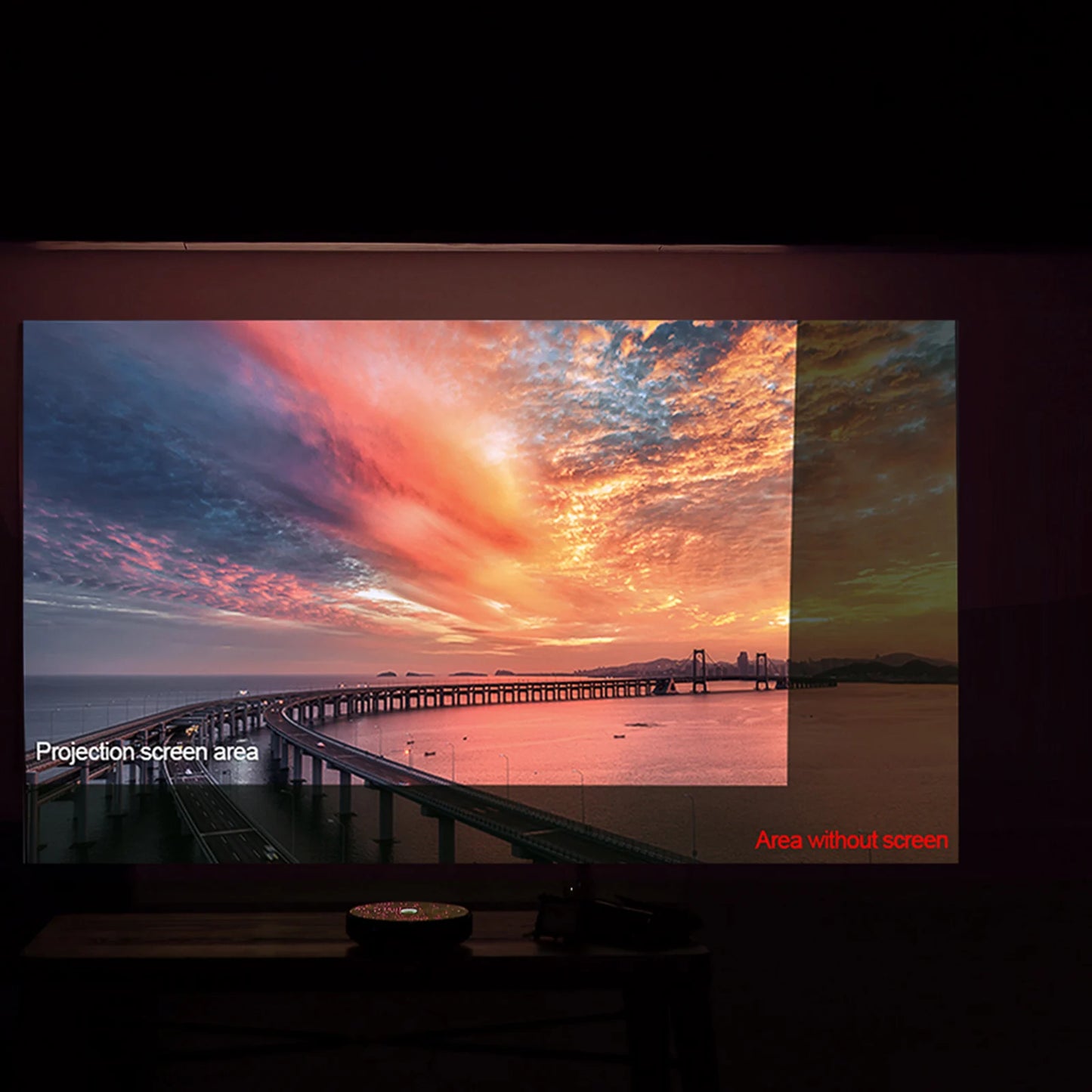 Beach Camp Portable Projector Screen Simple Curtain Anti-Light 60/70/80/100/120 Inches Projection Screens for Home Outdoor Office Projector