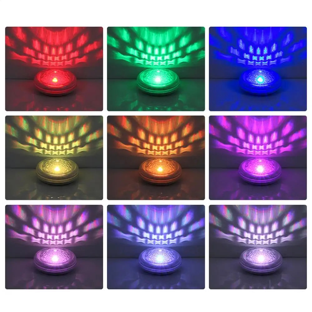 Beach Camp Solar Floating Pool Lights Floating Light IP68 Waterproof Colorful 9 Lighting Changing Lamp With 3 Timing Mode Pool Decoration