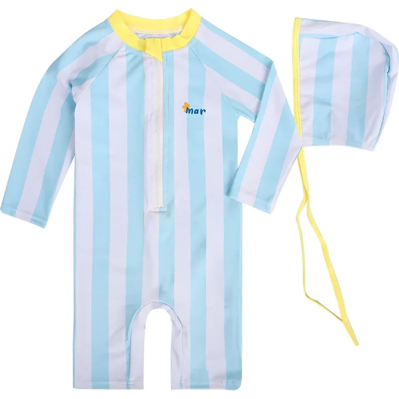 Beach Camp NEW Baby Swimsuits Cute Bathing Suit Toddlers Beachwear Jumpsuits Beachwear Bikinis for Kids One-piece Swimsuit