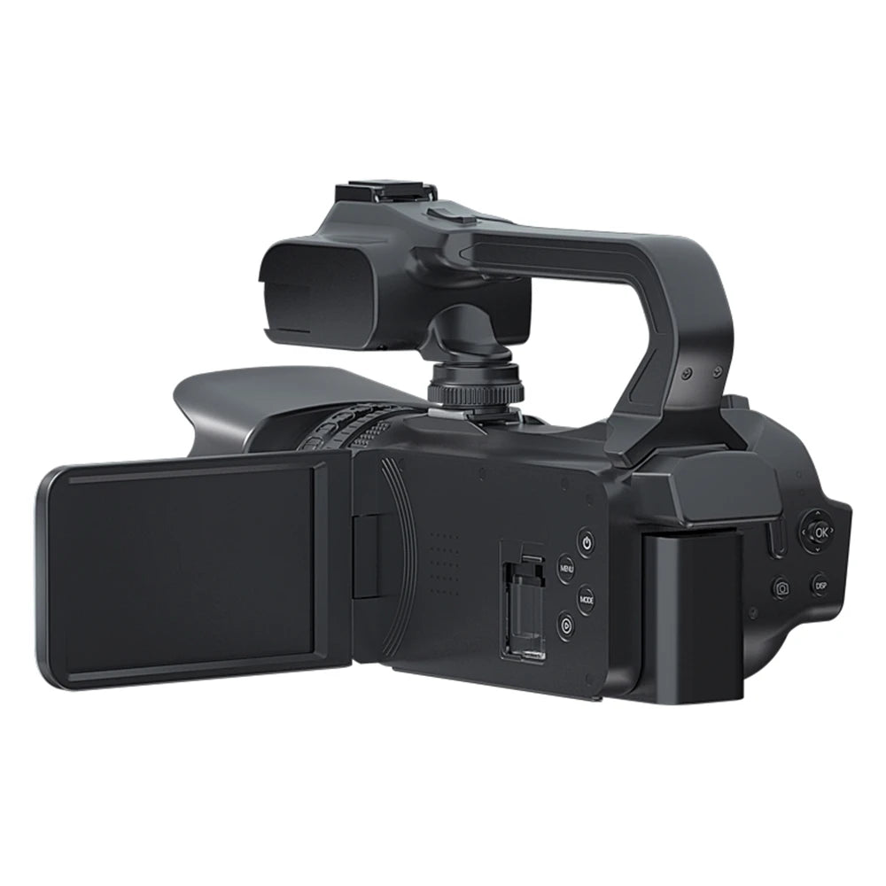 Beach Camp 6K 60FPS Professional Camcorder for Photography 64MP WiFi Livestream Webcam Video Cameras 18X Digital Zoom YouTube Vlog Recorder