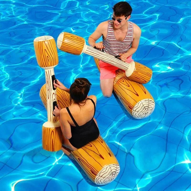 Beach Camp 4Beach Camp Pcs Inflatable Pool Floats, Pool Rafts Row Toys For 2 Players Adults Children Summer Pool Party Floating Toys for Kids