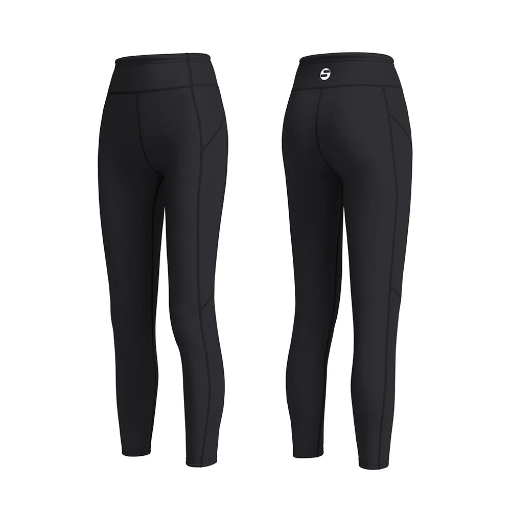 Women's Professional Diving Suit Cold Proof Warm 3mm Neoprene Top Pants Split Suit Ladies Thick Wading Swimming Surfing Wetsuit