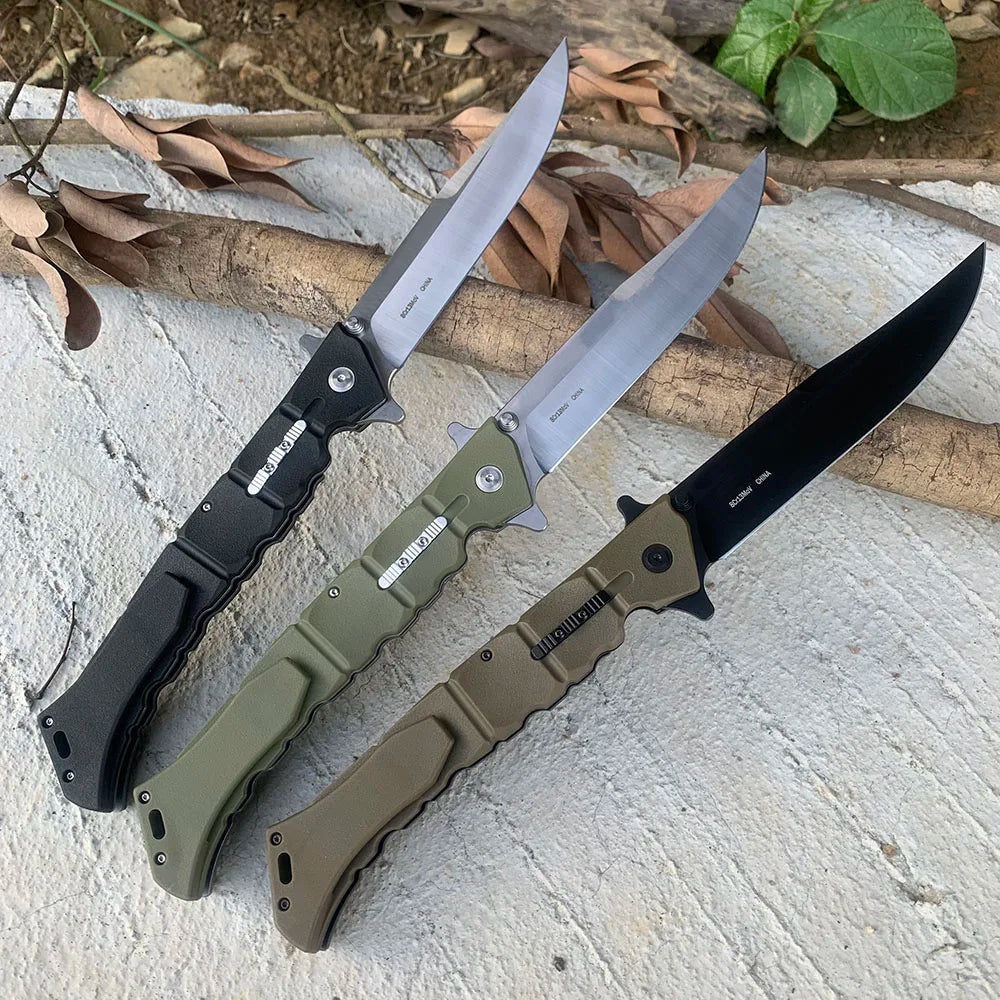 Beach Camp Folding Hunting Knife Self Defense Survival Tactical Knives Swiss Pocket Knife for Men Hand Tools