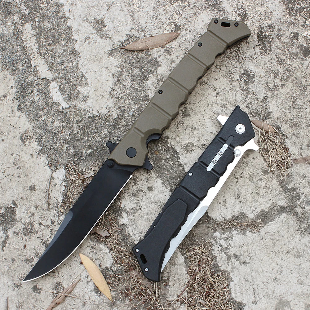 Beach Camp Folding Hunting Knife Self Defense Survival Tactical Knives Swiss Pocket Knife for Men Hand Tools
