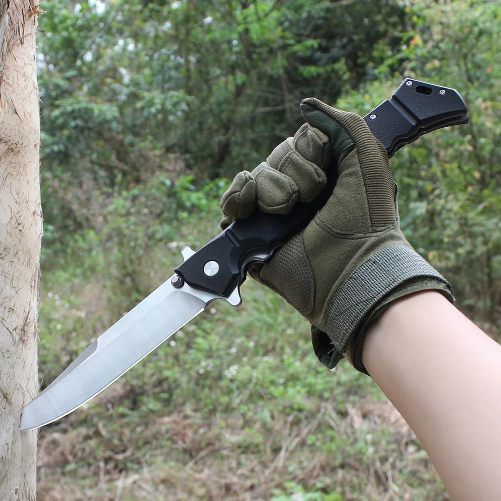 Beach Camp Folding Hunting Knife Self Defense Survival Tactical Knives Swiss Pocket Knife for Men Hand Tools