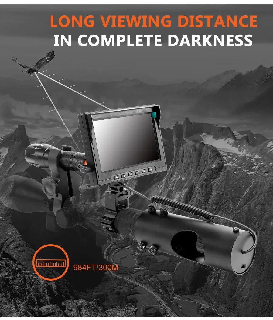 Beach Camp Night Vision Riflescope Hunting Scopes Optical Sight 850nm Infrared LED IR Waterproof Night Vision Hunting Camera
