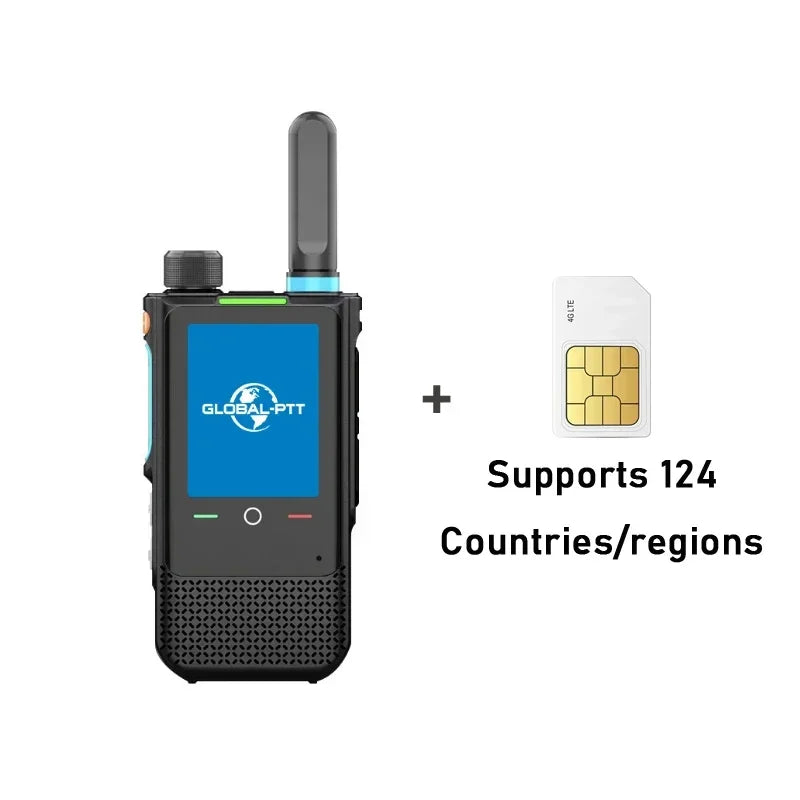 ZOVAYILA-Smart Walkie-talkie with Touch Screen, Android, WiFi, Handheld, Long-Distance, Global Network, Intercom