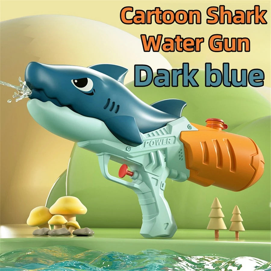 Beach Camp Dinosaurs, ducks, sharks, twin sprinklers, water gun toys, water fights, family gatherings, party games, water pools, beach toys