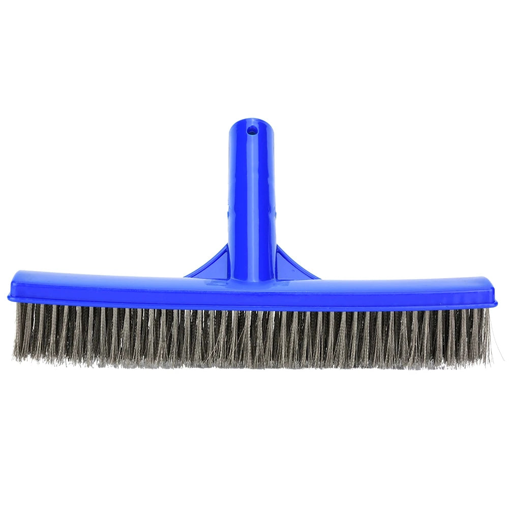 25.2cm Swimming Pool Wall Brush with High Quality Steel Wire Bristles for Spa Pond Cleaning Equipment